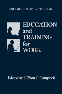 Cover image: Education and Training for Work 9781566764179