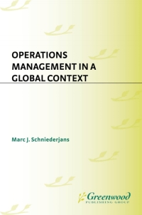 Cover image: Operations Management in a Global Context 1st edition