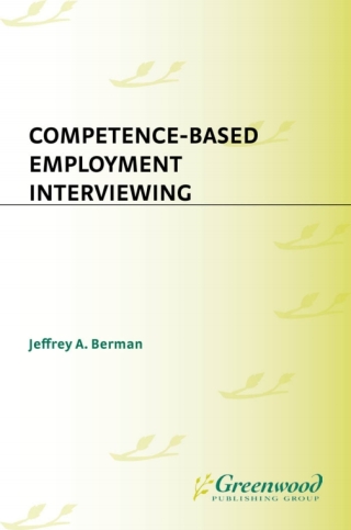 Cover image: Competence-Based Employment Interviewing 1st edition