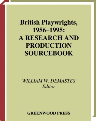 Imagen de portada: British Playwrights, 1956-1995 1st edition