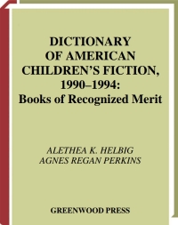 Titelbild: Dictionary of American Children's Fiction, 1990-1994 1st edition