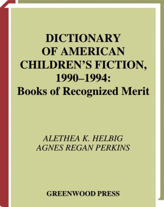 Cover image: Dictionary of American Children's Fiction, 1990-1994 1st edition