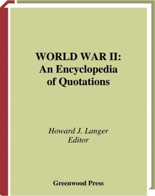 Cover image: World War II 1st edition