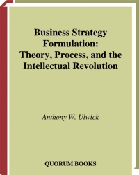 Cover image: Business Strategy Formulation 1st edition