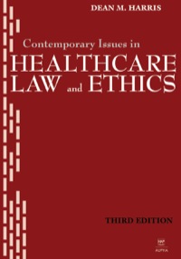 Cover image: Contemporary Issues in Healthcare Law and Ethics 3rd edition 9781567932799
