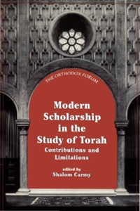 Cover image: Modern Scholarship in the Study of Torah 9781568214504