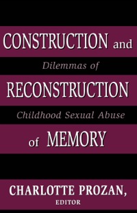 Cover image: Construction and Reconstruction of Memory 9781568217871