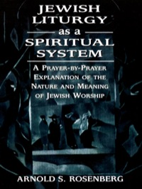 Cover image: Jewish Liturgy as a Spiritual System 9781568219714