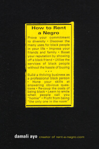 Imagen de portada: How to Rent a Negro 9781556525735