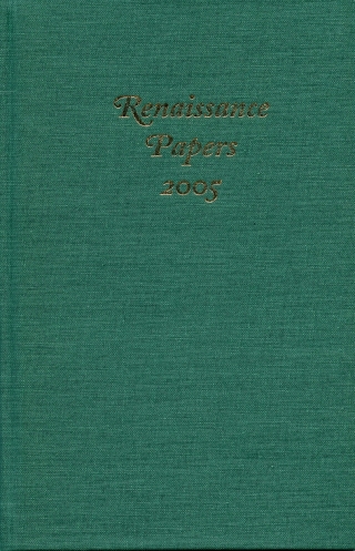 Imagen de portada: Renaissance Papers 2005 9781571133328