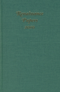 Titelbild: Renaissance Papers 2010 1st edition 9781571135056