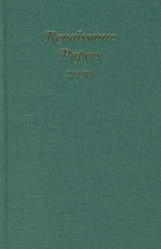 Imagen de portada: Renaissance Papers 2010 1st edition 9781571135056
