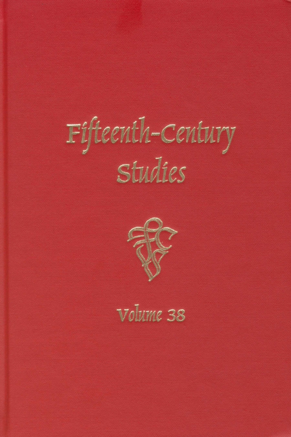 Fifteenth-Century Studies 38 1st Edition