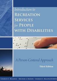 Cover image: Introduction to Recreation Services for People with Disabilities 3rd edition 9781571675743