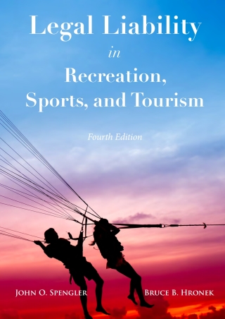 Imagen de portada: Legal Liablity in Recreation, Sports, and Tourism 4th edition 9781571676436