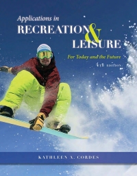 Imagen de portada: Applications in Recreation and Leisure: For Today and the Future 4th edition 9781571677006