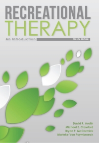 Imagen de portada: Recreational Therapy: An Introduction 4th edition 9781571677389
