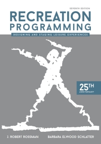 Cover image: Recreation Programming 7th edition 9781571677402