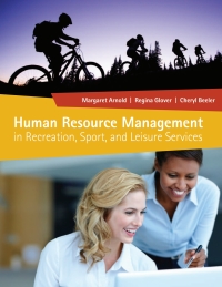 Imagen de portada: Human Resource Management in Recreation, Sport, and Leisure Services 1st edition 9781892132970