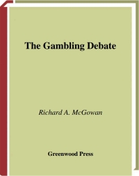 صورة الغلاف: The Gambling Debate 1st edition