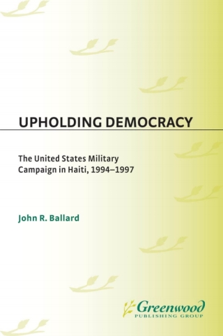 Cover image: Upholding Democracy 1st edition 9780275962371