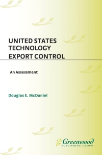 Cover image: United States Technology Export Control 1st edition