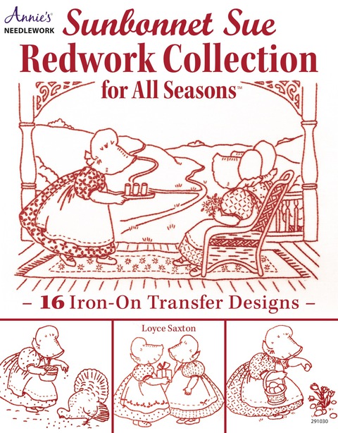 Sunbonnet Sue Redwork Collection: For All Seasons - FULL INSTANT DOWNLOAD | PDF DOCX EPUB