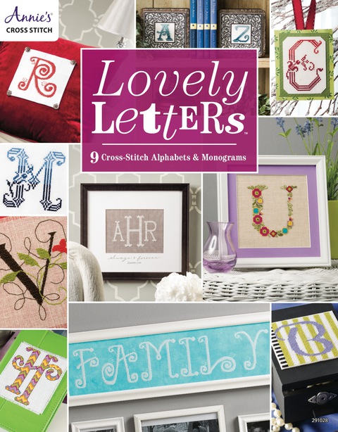 Lovely Letters: 9 Cross-Stitch Alphabets & Monograms, 1st Edition - FULL INSTANT DOWNLOAD | PDF DOCX EPUB