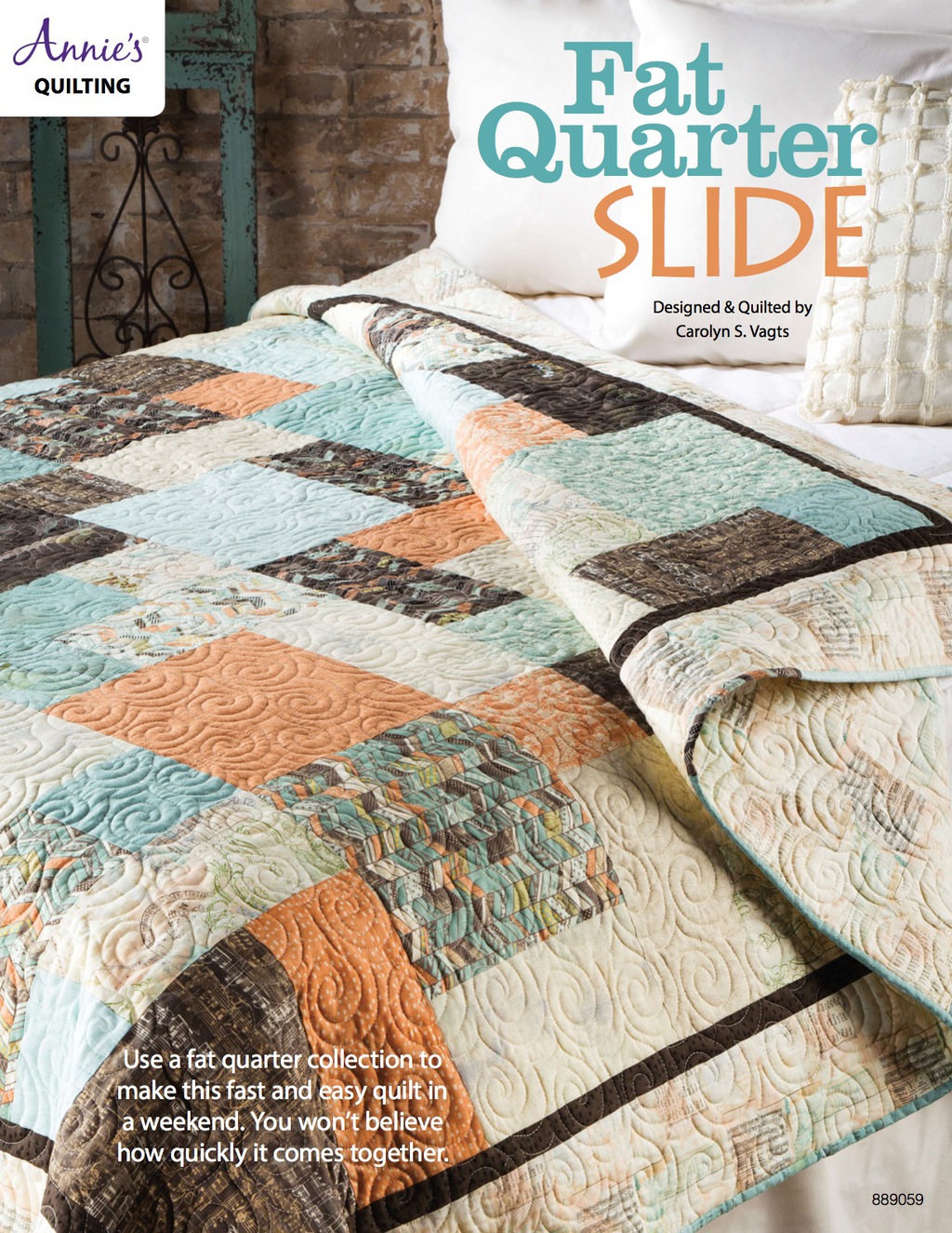 ISBN 9781573678018 product image for Fat Quarter Slide Quilt Pattern (eBook Rental) | upcitemdb.com