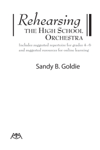 Cover image: Rehearsing the High School Orchestra 9781574635423