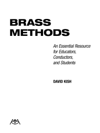 Cover image: Brass Methods 9781574635454
