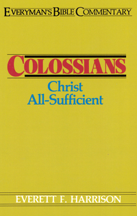 Imagen de portada: Colossians- Everyman's Bible Commentary 9780802420510