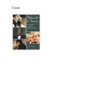 Cover image: Making It in America 1st edition