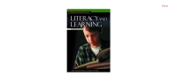 Imagen de portada: Literacy and Learning 1st edition