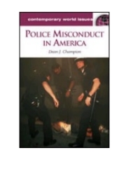 صورة الغلاف: Police Misconduct in America 1st edition