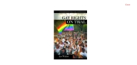 Omslagafbeelding: Gay Rights on Trial 1st edition