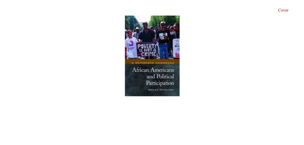 African Americans and Political Participation A Reference Handbook 1st Edition