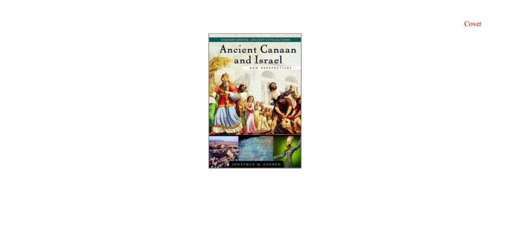 Ancient Canaan and Israel New Perspectives 1st Edition