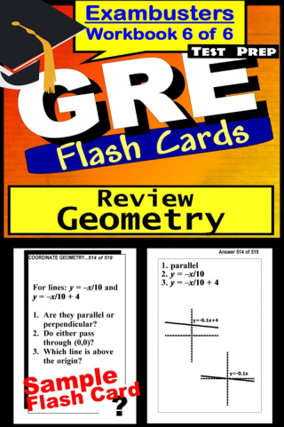 Imagen de portada: GRE Test Prep Geometry Review--Exambusters Flash Cards--Workbook 6 of 6