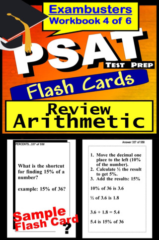 Imagen de portada: PSAT Test Prep Arithmetic Review--Exambusters Flash Cards--Workbook 4 of 6