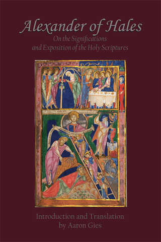 Cover image: Alexander of Hales