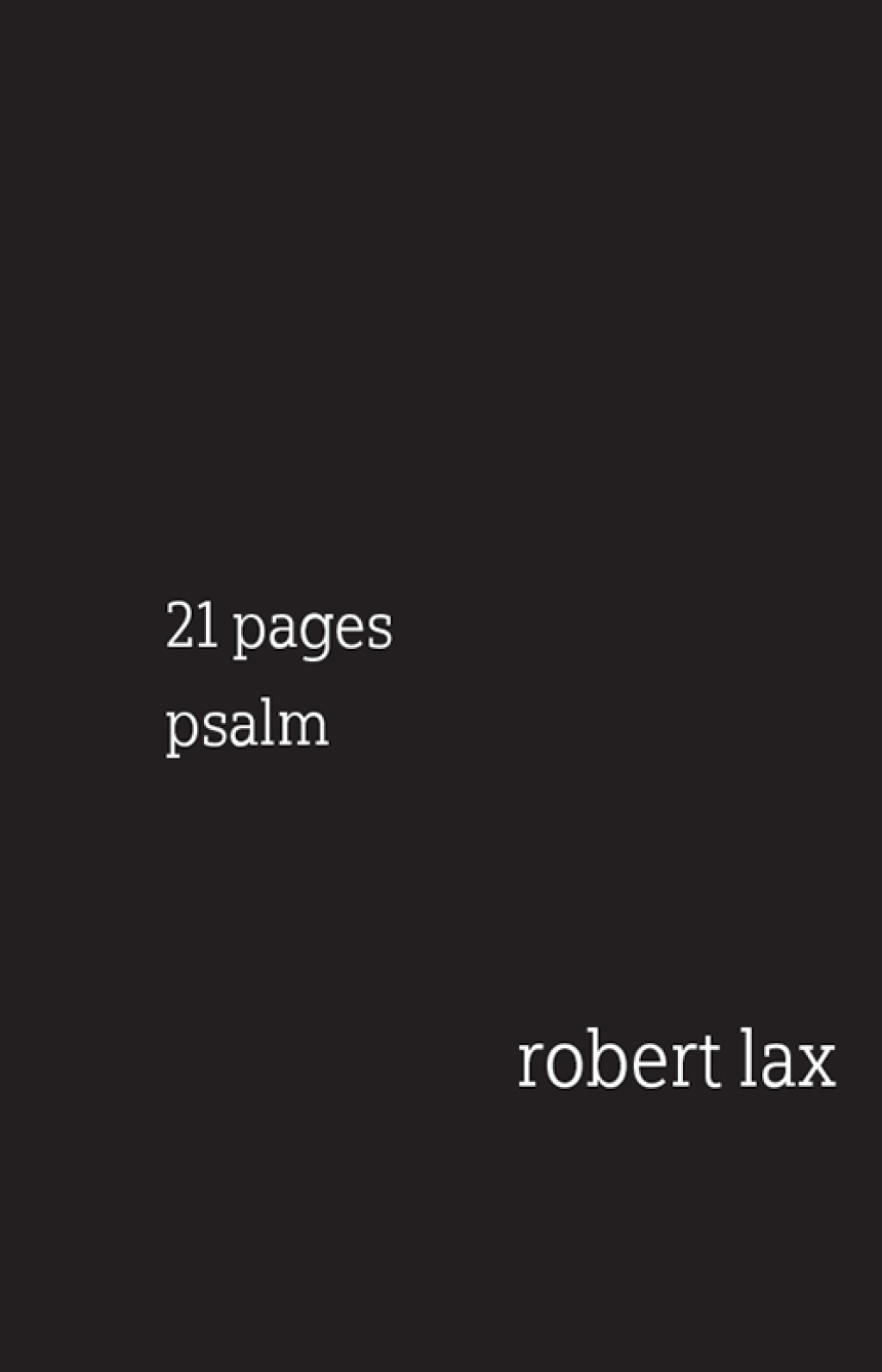 21 Pages/Psalm