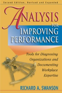 Cover image: Analysis for Improving Performance: Tools for Diagnosing Organizations and Documenting Workplace Expertise 2nd edition 9781576753415