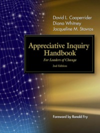 Cover image: The Appreciative Inquiry Handbook: For Leaders of Change 2nd edition 9781576754931