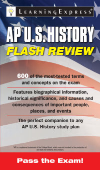 صورة الغلاف: AP U.S. History Flash Review 9781576859193