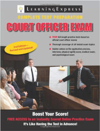 Imagen de portada: Court Officer Exam 2nd edition 9781576857861