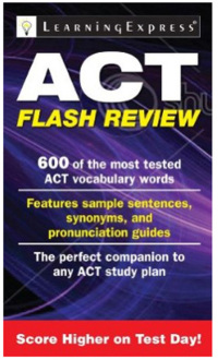صورة الغلاف: ACT Flash Review 9781576858967