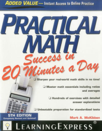 Omslagafbeelding: Practical Math Success in 20 Minutes a Day 5th edition 9781576858912