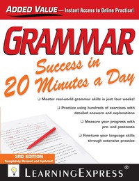 Cover image: Grammar Success in 20 Minutes a Day 2nd edition 9781576856000