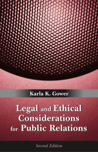 Cover image: Legal and Ethical Considerations for Public Relations 2nd edition 9781577665540